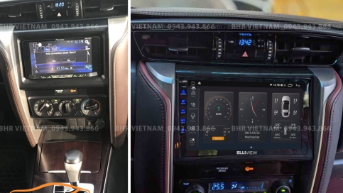 Màn hình DVD Android liền camera 360 xe Toyota Fortuner 2017 - nay | Elliview S4 Deluxe 